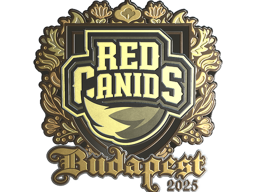 Sticker | RED Canids (Gold) | Budapest 2025