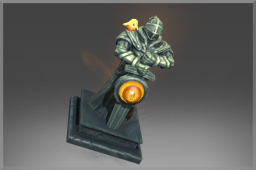 Inscribed Knight Statue