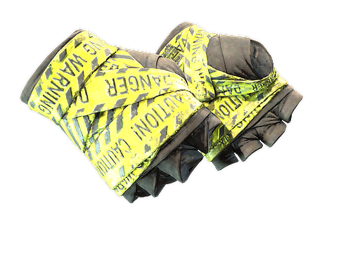 ★ Hand Wraps | CAUTION! (Battle-Scarred)