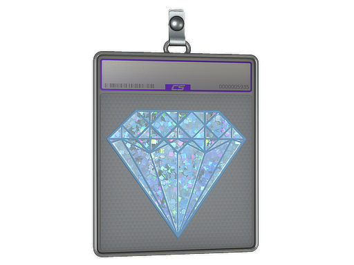 Sticker Slab | Blue Gem (Glitter)