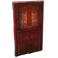 Lunar Horse Fortune Wooden Door